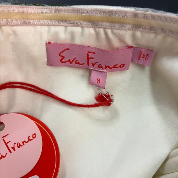 Eva Franco NWT Strapless Cocktail Dress 10 Anthropologie Holiday Party Wedding - Picture 11 of 13